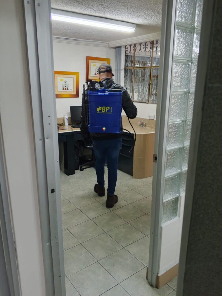 Nebulizacion para desinfeccion en Quito